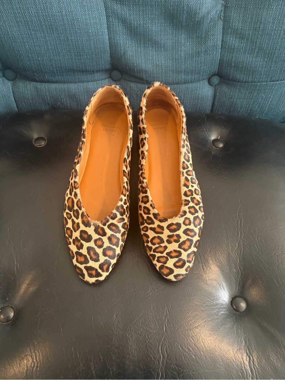 Sézane Leopard Matilda Ballet Flats